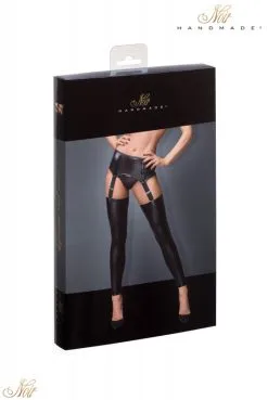Porte Jarretelles Lacé Fetish WetLLook Noir HandMade -SexToys Soldes porte jarretelles lace fetish wetllook noir handmade 5