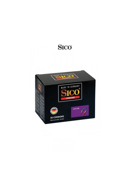 Préservatifs Sico COLOUR X50 1 Préservatifs Sico COLOUR X50