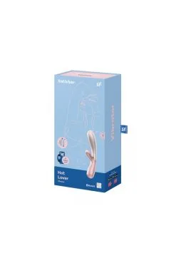 Rabbit Chauffant Hot Lover Rose Beige -SexToys Soldes rabbit chauffant hot lover rose beige 4