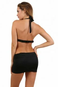 Robe ClubWear Libertin Décolleté Bijou Strass -SexToys Soldes robe clubwear libertin decollete bijou strass 2