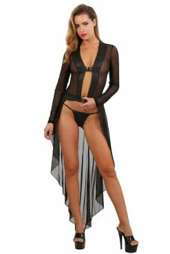 Robe ClubWear Libertin Sexy Gilet Queue De Pie