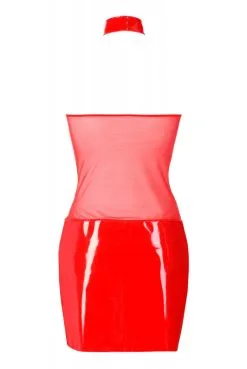 Robe Sexy Clubbing Haut Transparent Rouge -SexToys Soldes robe sexy clubbing haut transparent rouge 4