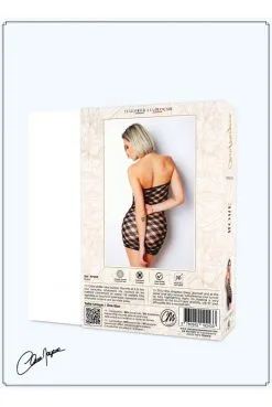 Robe Sexy Résille Losange -SexToys Soldes robe sexy resille losange 5