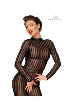 Robe Sexy Transparente Noir Handmade -SexToys Soldes robe sexy transparente noir handmade 3