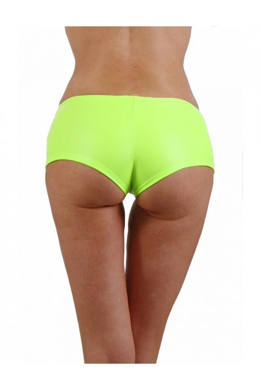 Short Fetish Wetlook Jaune Néon 1 Short Fetish Wetlook Jaune Néon