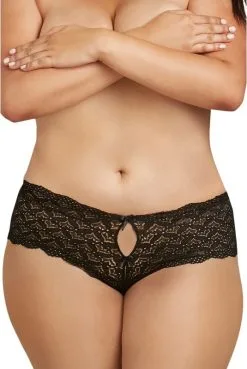 Shorty Grande Taille Ouvert Ajouré Fesses Forme Coeur -SexToys Soldes shorty grande taille ouvert ajoure fesses forme coeur 3