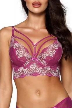 Soutien Bustier Gorge Fuchsia Passion Wave -SexToys Soldes soutien bustier gorge fuchsia passion wave 4