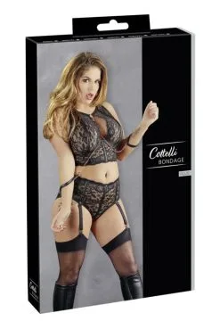 Soutien Gorge Porte Jarretelles à Menottes Amovibles Grande Taille -SexToys Soldes soutien gorge porte jarretelles a menottes amovibles grande taille 2