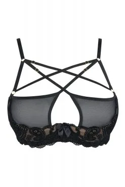 Soutien Gorge Strappy Croisé Dentelle Noir 10 Soutien Gorge Strappy Croisé Dentelle Noir -SexToys Soldes soutien gorge strappy croise dentelle noir 2