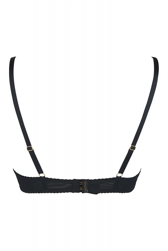 Soutien Gorge Strappy Croisé Dentelle Noir 4 Soutien Gorge Strappy Croisé Dentelle Noir – Image 4