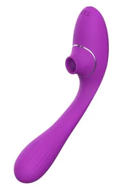 Stimulateur Clitoris Succion Et Vibro Point G 2 En 1 Flexible Violet -SexToys Soldes stimulateur clitoris succion et vibro point g 2 en 1 flexible violet 3