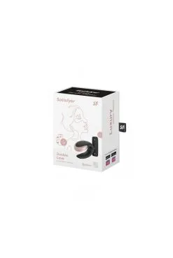 Stimulateur Double Love Noir -SexToys Soldes stimulateur double love noir 4
