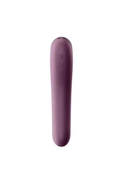 Stimulateur Dual Kiss Rouge -SexToys Soldes stimulateur dual kiss rouge 3