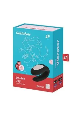 Stimulateur Noir Connecté Double Joy Satisfyer -SexToys Soldes stimulateur noir connecte double joy satisfyer 3