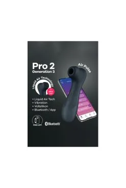 Stimulateur Pro 2 Generation 3 Connecté Noir -SexToys Soldes stimulateur pro 2 generation 3 connecte noir 3