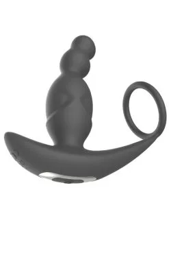Stimulateur Prostate Rotatif Télécommandé Cockring USB -SexToys Soldes stimulateur prostate rotatif telecommande cockring usb 1