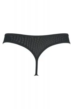 String Dentelle Strappy Croisé Noir -SexToys Soldes string dentelle strappy croise noir 3