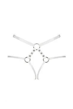 String Fetish Harnais Blanc -SexToys Soldes string fetish harnais blanc 7