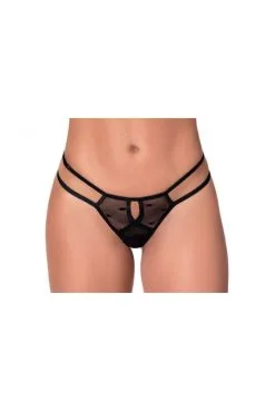 String Ficelle Ajustable Noir -SexToys Soldes string ficelle ajustable noir 3