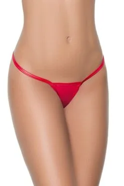 String Ficelle En Y Wetlook Rouge -SexToys Soldes string ficelle en y wetlook rouge 1