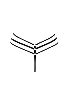 String Ouvert à Franges Aretusa Anais -SexToys Soldes string ouvert a franges aretusa anais 4