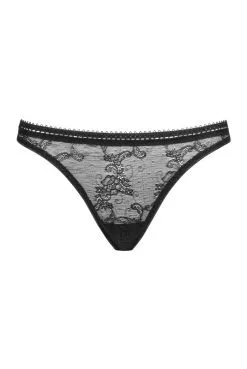 String Tulle Et Dentelle Petite Noir -SexToys Soldes string tulle et dentelle petite noir 3
