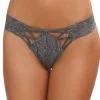 Tanga Gris Avec Dentelle Sexy