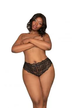 Tanga Noir Ouvert Grande Taille -SexToys Soldes tanga noir ouvert grande taille 5