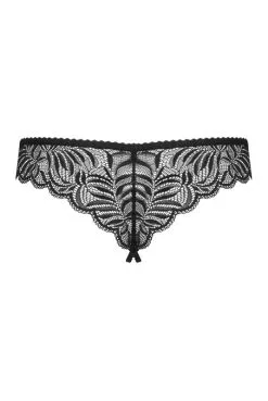 Tanga Ouvert Noir Contica -SexToys Soldes tanga ouvert noir contica 3