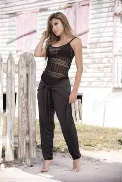 Top Brodé TAILLE M Noir Filet Mapalé Resort -SexToys Soldes top brode taille m noir filet mapale resort 3