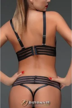 Top Soutien Gorge Fetish WetLook Noir HandMade -SexToys Soldes top soutien gorge fetish wetlook noir handmade 2