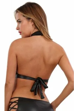 Top Wetlook Lacé Noir -SexToys Soldes top wetlook lace noir 2