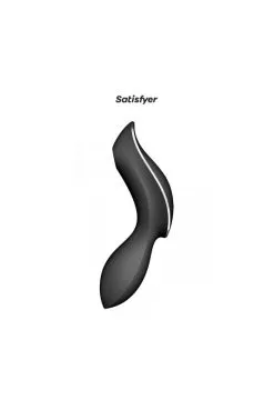 Vibro à Air Pulsé Curvy Trinity 2 Noir -SexToys Soldes vibro a air pulse curvy trinity 2 noir 2