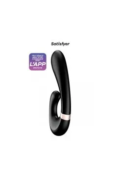 Vibro Chauffant Rabbit Heat Wave Noir -SexToys Soldes vibro chauffant rabbit heat wave noir 2