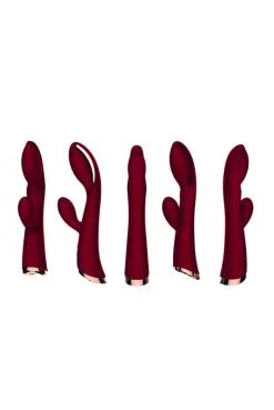 Vibro Chauffant Rabbits Rouge Stimulateur Clitoris -SexToys Soldes vibro chauffant rabbits rouge stimulateur clitoris 2