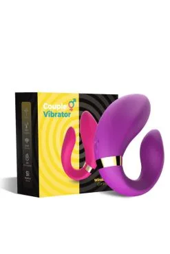 Vibro Couple Forme U Violet Double Moteurs -SexToys Soldes vibro couple forme u violet double moteurs 6