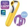 Vibro Et Stimulateur Clitoris Jaune Dual Love Satisfyer