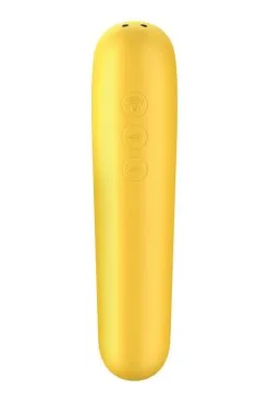 Vibro Et Stimulateur Clitoris Jaune Dual Love Satisfyer -SexToys Soldes vibro et stimulateur clitoris jaune dual love satisfyer 3