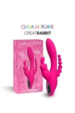 Vibro Great Rabbit 3 Zones Clara Morgane -SexToys Soldes vibro great rabbit 3 zones clara morgane 2