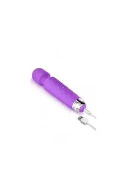 Vibro Love Wand Rechargeable Violet -SexToys Soldes vibro love wand rechargeable violet 2