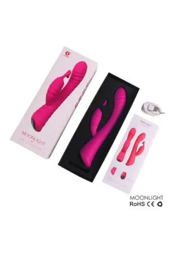 Vibro Rabbit 2 Moteurs 9 Modes De Vibrations Moonlight -SexToys Soldes vibro rabbit 2 moteurs 9 modes de vibrations moonlight 7