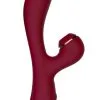 Vibro Rabbit Double Stimulation Point G Et Succion Clito Rouge USB