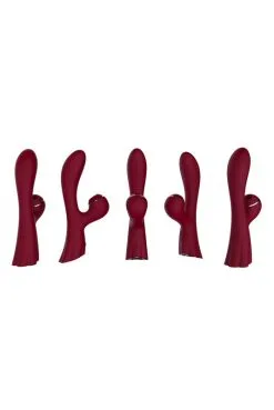 Vibro Rabbit Double Stimulation Point G Et Succion Clito Rouge USB -SexToys Soldes vibro rabbit double stimulation point g et succion clito rouge usb 4