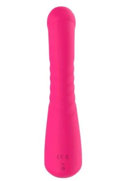 Vibro Rabbit Rose Chauffant Va-et-Vient -SexToys Soldes vibro rabbit rose chauffant va et vient 3