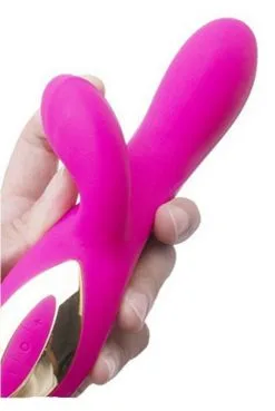 Vibro Rabbit Rose Ergot Picots 10 Programmes USB -SexToys Soldes vibro rabbit rose ergot picots 10 programmes usb 2