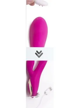 Vibro Rabbit Rose Ergot Picots 10 Programmes USB -SexToys Soldes vibro rabbit rose ergot picots 10 programmes usb 6