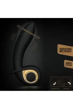 Vibro Tête Gonflante Deep Expand Dorcel Noir & Or -SexToys Soldes vibro tete gonflante deep expand dorcel noir or 16