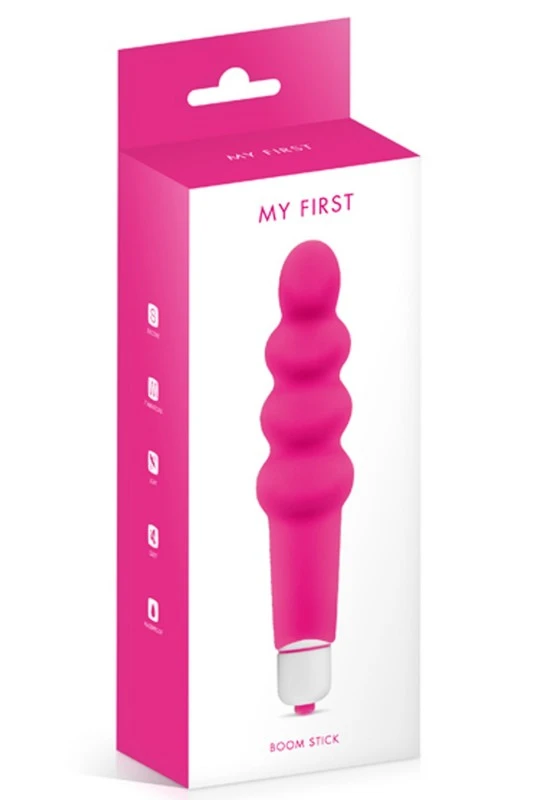 Vibromasseur Boom Stick Rose My First 2 Vibromasseur Boom Stick Rose My First – Image 2
