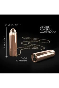 Vibromasseur Dorcel Discreet Pleasure Or -SexToys Soldes vibromasseur dorcel discreet pleasure or 2