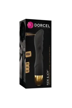 Vibromasseur Dorcel Flexi Joy Noir Et Or -SexToys Soldes vibromasseur dorcel flexi joy noir et or 8